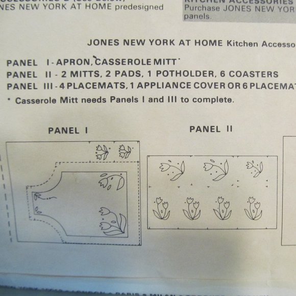 Vintage 1980s Butterick 4147 Sewing Craft Pattern Kitchen Accessories Apron - Picture 5 of 10